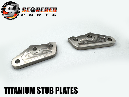 Titanium Steering Stub Plate Pair - for Arrma 6s and 1/7th