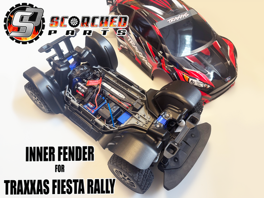 Inner Fender Wells / Mudguards - for Traxxas Fiesta Rally