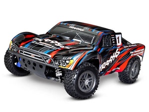 Traxxas Slash 4X4 BL-2S 1:10 4WD RTR Brushless Electric Short Course Truck, TRX68154-4-RED