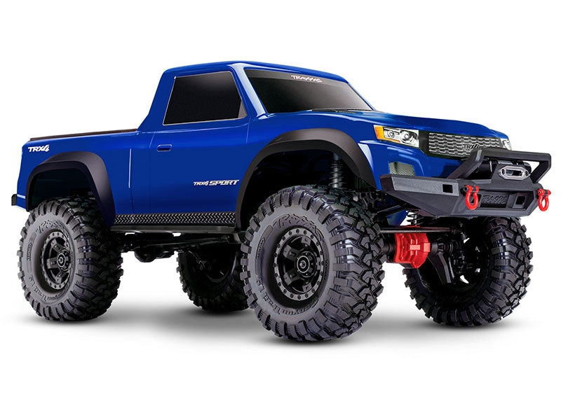 Traxxas TRX4 Sport 1:10 4X4 Electric All-Terrain Crawler Truck with Clipless Body - TRX82224-4-BLUE