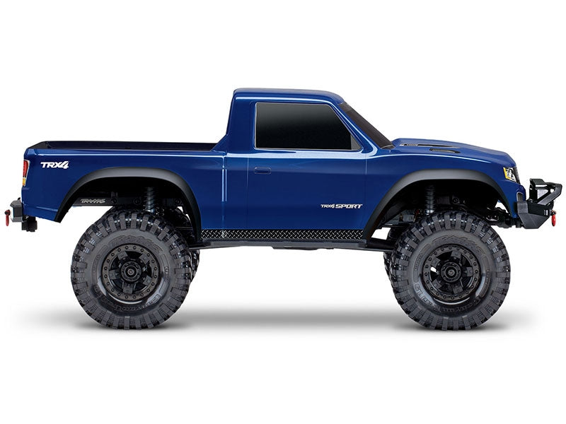 Traxxas TRX4 Sport 1:10 4X4 Electric All-Terrain Crawler Truck with Clipless Body - TRX82224-4-BLUE
