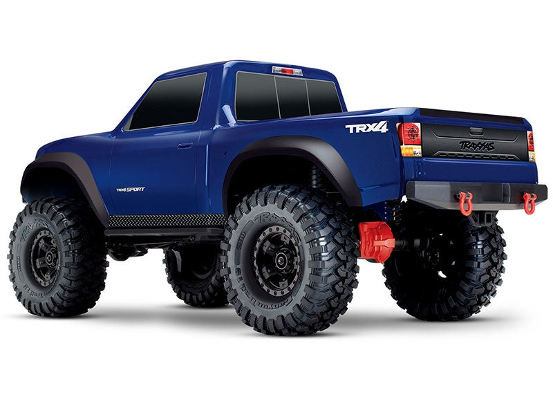 Traxxas TRX4 Sport 1:10 4X4 Electric All-Terrain Crawler Truck with Clipless Body - TRX82224-4-BLUE