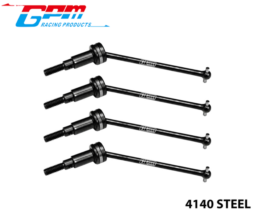 GPM 4140 Steel Front And Rear CVD Drive Shafts 71mm For Arrma 1/16 Mini Kraton 3S MAKM071FRS