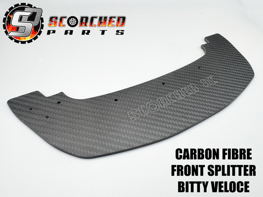 Carbon Fibre Front Splitter - for Arrma 1/7 / Bitty Veloce