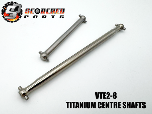 Titanium Centre Drive Shaft Pair - for Hobao 1/8 VTE2-8
