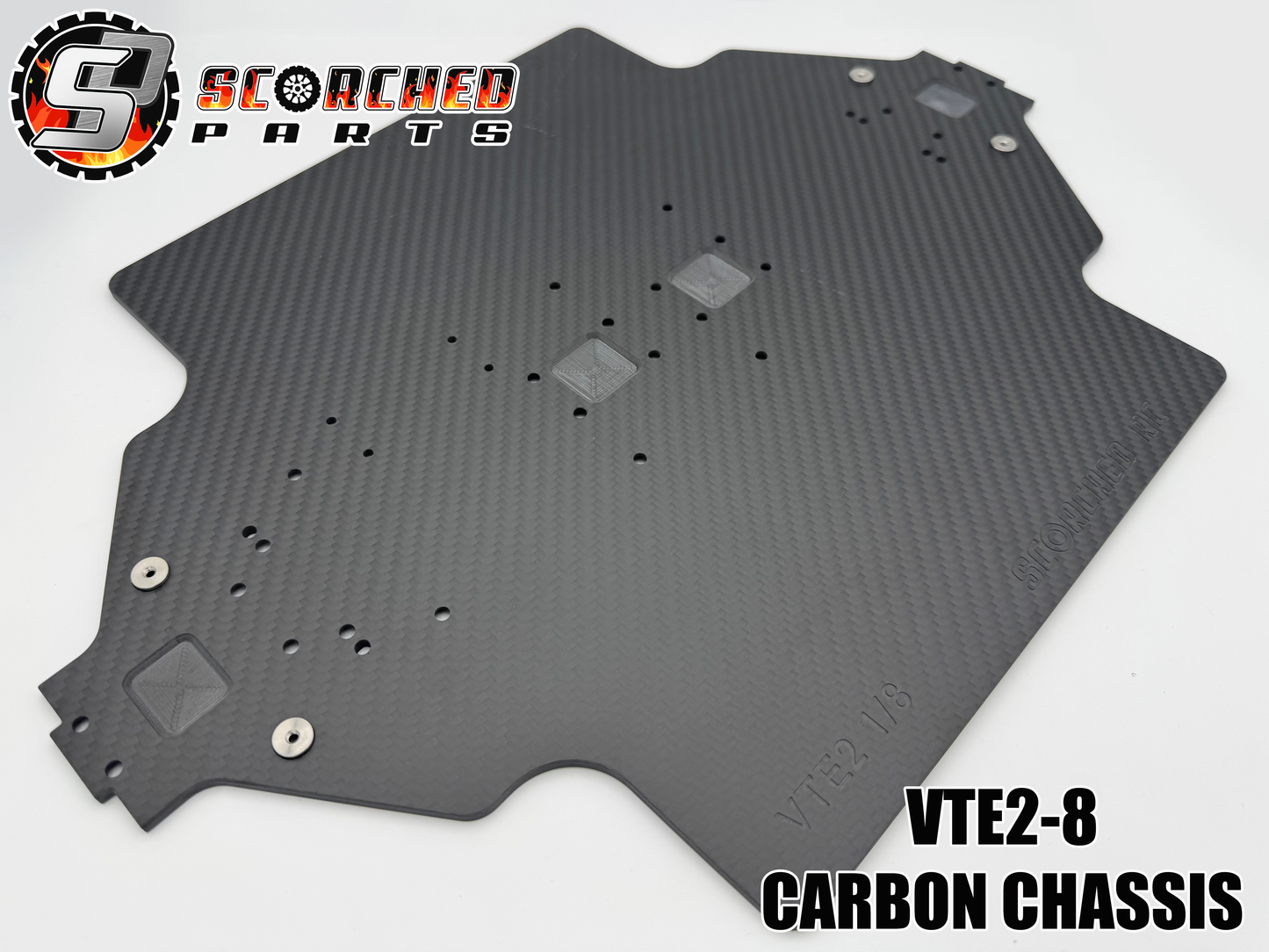 Carbon Fibre Chassis - for 1/8 Hobao VTE2-8