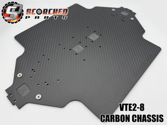 Carbon Fibre Chassis - for 1/8 Hobao VTE2-8