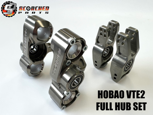 Steering Knuckle & Hubs Upgrade set -  for Hobao VTE2