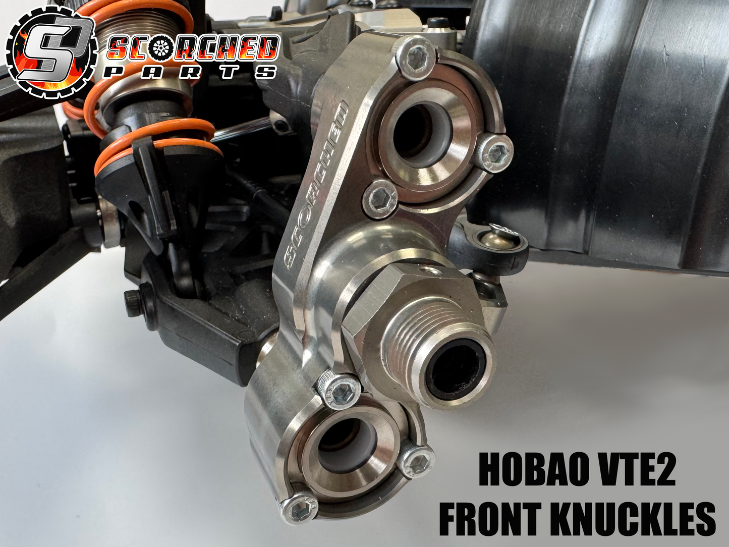 Steering Knuckle & Hubs Upgrade set -  for Hobao VTE2