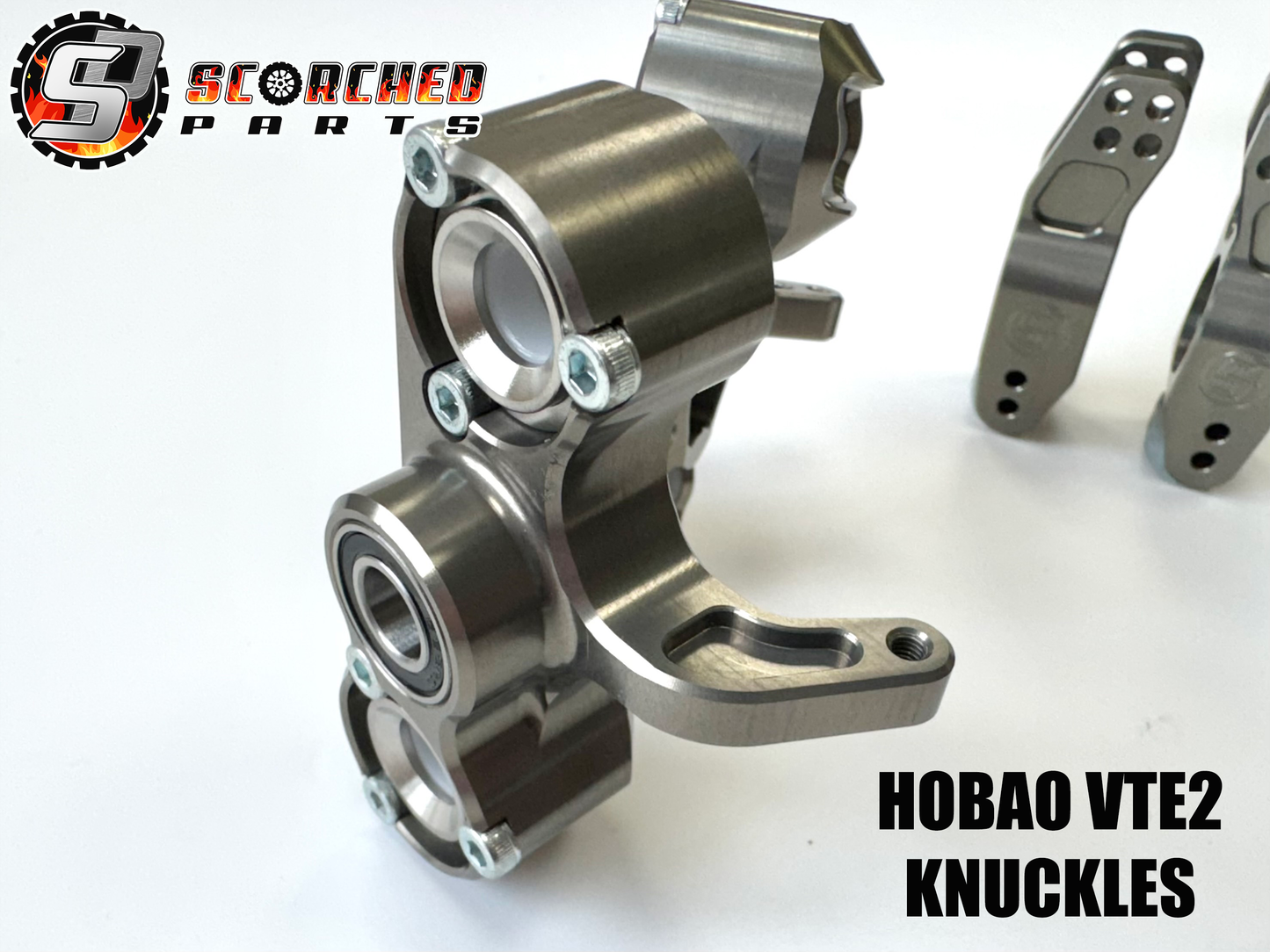 Steering Knuckle & Hubs Upgrade set -  for Hobao VTE2