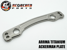 Load image into Gallery viewer, Titanium Ultimate Ackerman Steering Plate - for Arrma 6s and 1/7th vehicles