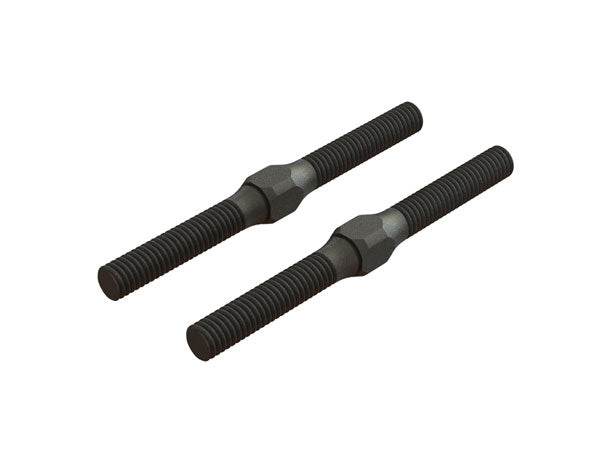 Arrma Steel Turnbuckle M4x48mm Black (2) Z-AR330542 (Typhon 3s / 550)