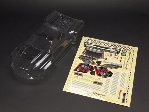 Arrma Kraton 6S BLX Clear Bodyshell (inc. Decals) Z-ARA406158