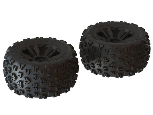 Arrma Kraton 6s dBoots Copperhead2 MT Tyre Set, Black (2) Z-ARA550059