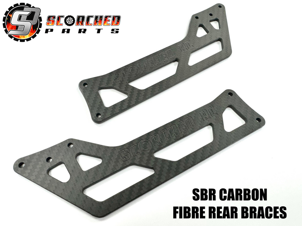 Carbon Fibre Rear Chassis / Frame Support Brace - for Losi Super Baja Rey SBR
