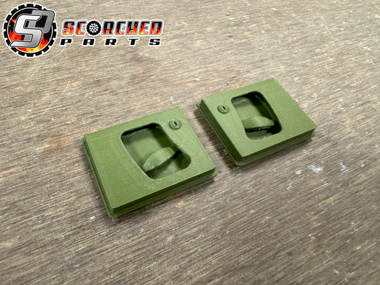 Land Rover Defender D90 Slotted Style Door Handle inserts