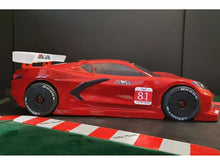 Load image into Gallery viewer, Delta Plastik 1/7 Corvette C8R Clear Bodyshell 2mm for Limitless/ Infraction 406mm WB