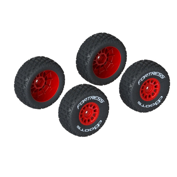 Arrma dBoots FORTRESS Grom Tyre Set Glued - 2 Pairs ARA550116