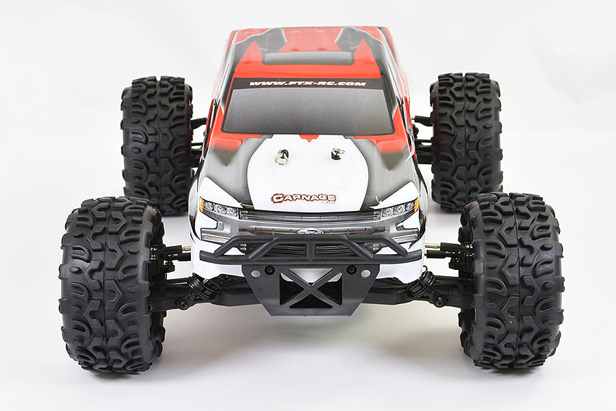 FTX Carnage 2.0 1/10 Brushed Truck 4wd RTR - Red FTX5537R