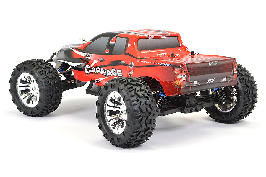 FTX Carnage 2.0 1/10 Brushed Truck 4wd RTR - Red FTX5537R