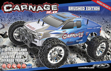 Load image into Gallery viewer, FTX Carnage 2.0 1/10 Brushed Truck 4wd RTR - Blue FTX5537B