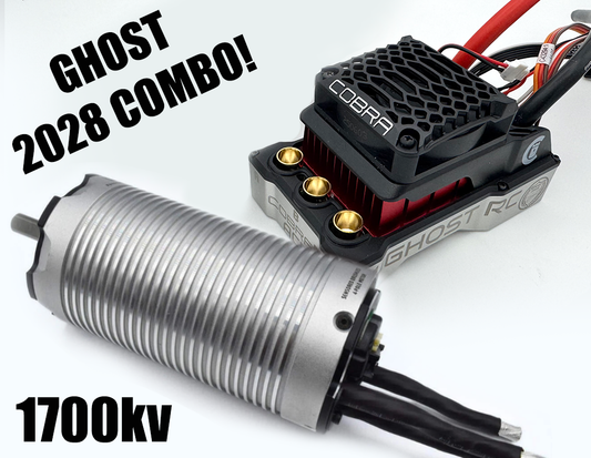 Ghost RC Cobra 5 ACE & Ghost 2028 1700KV Motor Combo