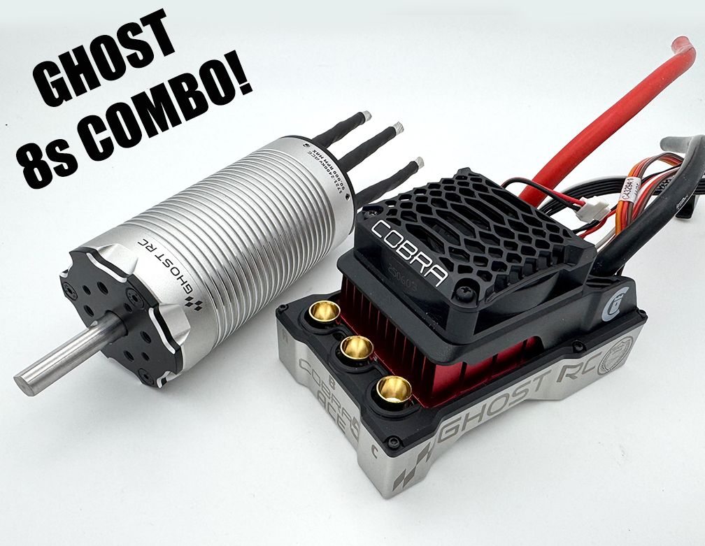 Ghost killer combo - COBRA 5 ACE HV 12S ESC With 1721 2400kv Extreme power!