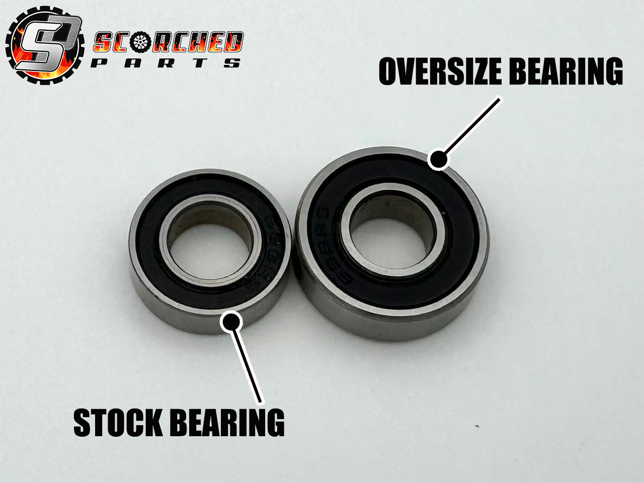 Diff Housing / Bulkhead - For Arrma 6s Speed cars -  Special for conversion to Hobao gears