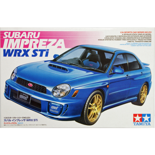 Tamiya 1/24 Subaru Impreza Sti Model Car Kit - 24231