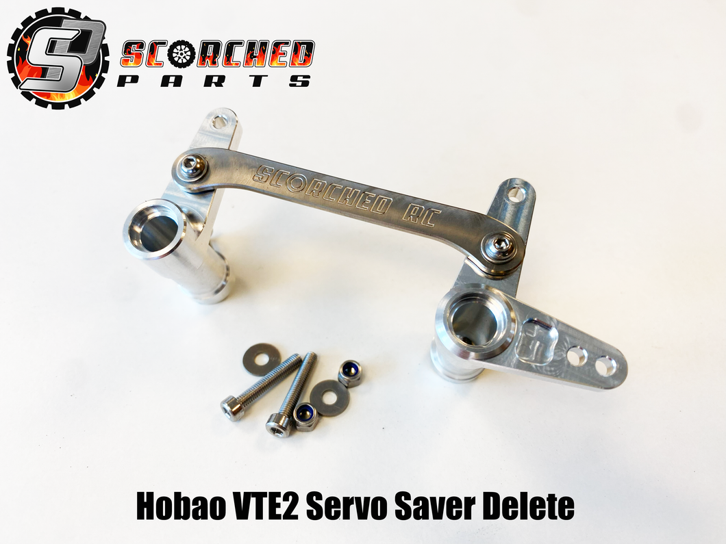 Hobao Billet Aluminium Bell Crank Arms / Servo saver delete - for Hobao VTE2
