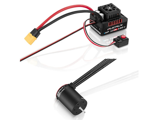 HobbyWing Quicrun Brushed WP1080 Combo 555 11 Turn (HW38020351) | RCF, 56,10 HobbyWing Quicrun Brushed WP1080 Combo 555 11 Turn (HW38020351) | RCF, 56,10