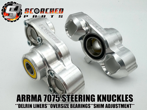 Steering Knuckle Front Hub Pair -  for Arrma Kraton 6S, Outcast 6S, Big Rock 1/7