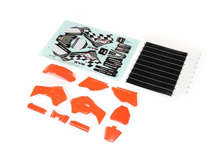 LOSI Promoto Orange Plastics with Wraps: Promoto-MX  Z-LOS260004