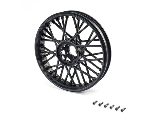 Losi Front Wheel Set, Black: Promoto-MX Z-LOS46000