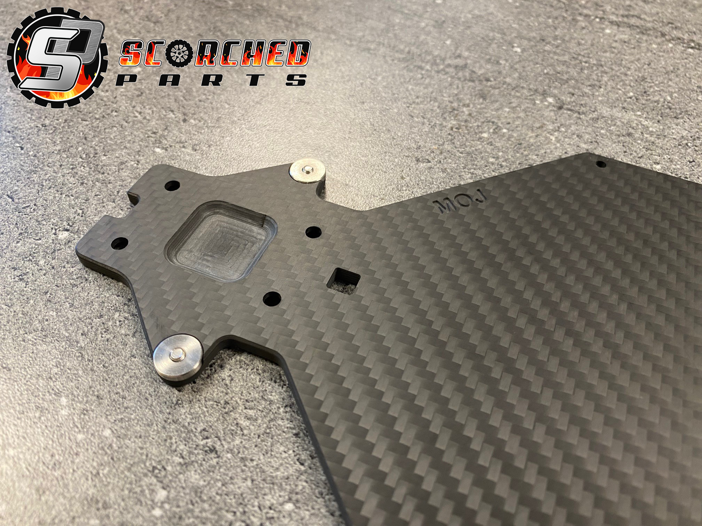 Carbon Fibre Hybrid Chassis - for Arrma SWB Typhon / Outcast  6s