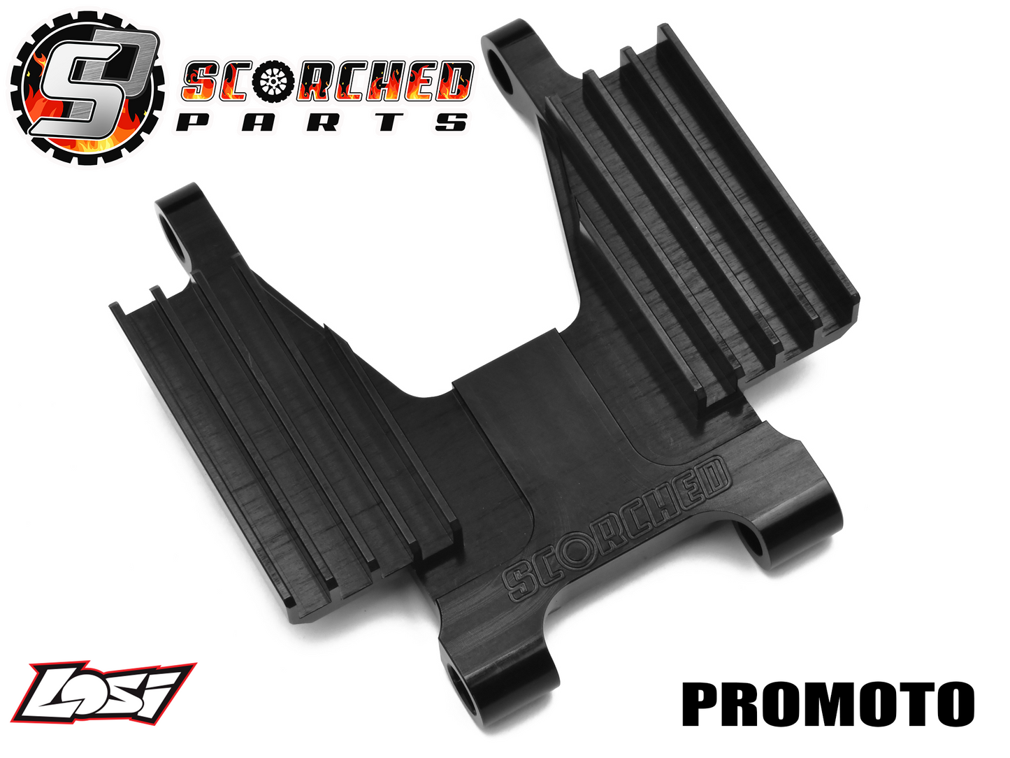 SCORCHED Aluminium 7075 Crash Structure - LOSI Promoto