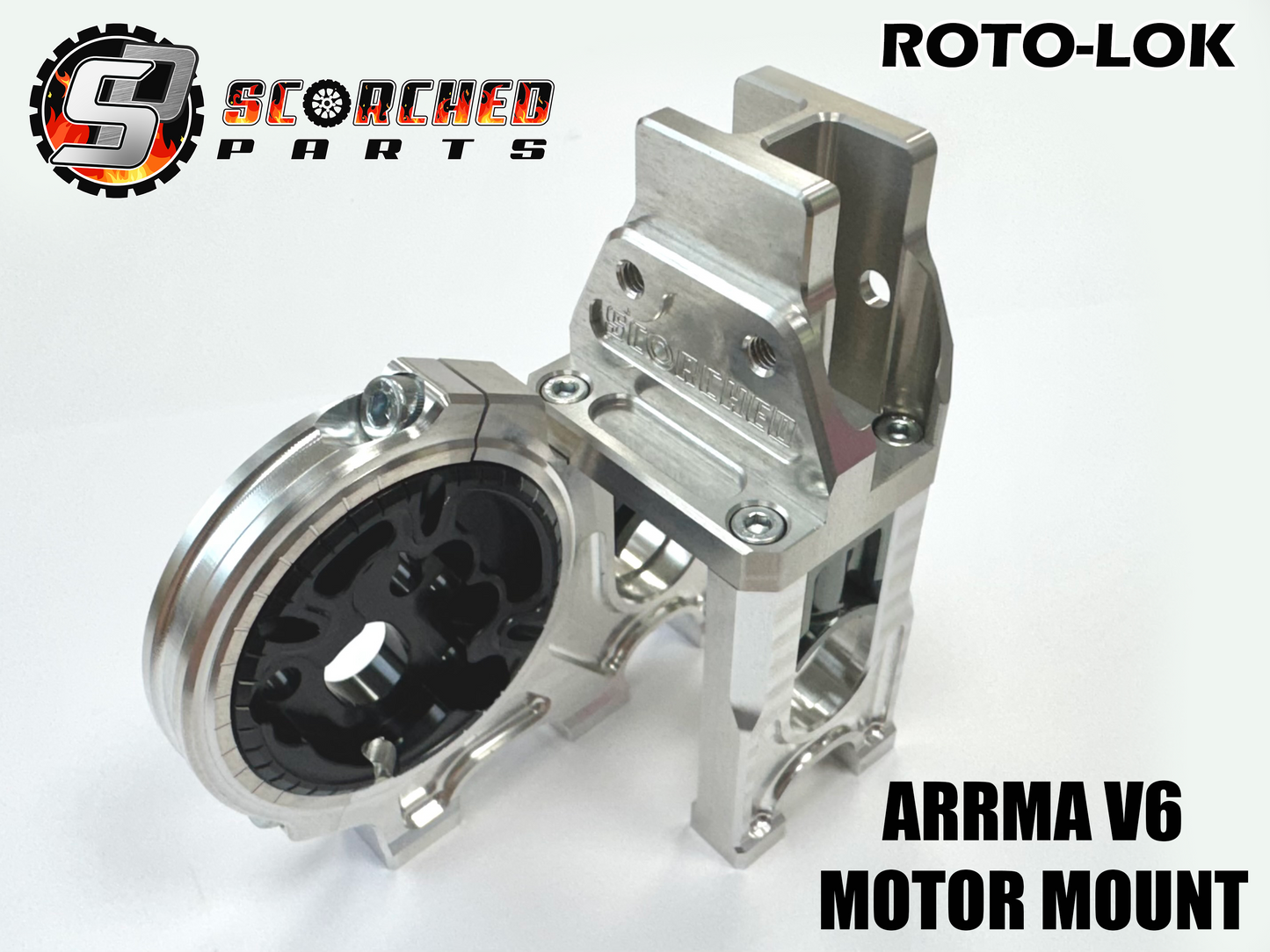 Roto-lok Motormount  - for Arrma Kraton / Outcast V6 / EXB (Clipless)