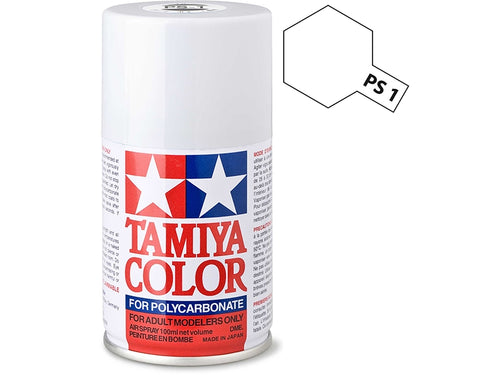 Tamiya PS-1 White Polycarbonate Spray Paint