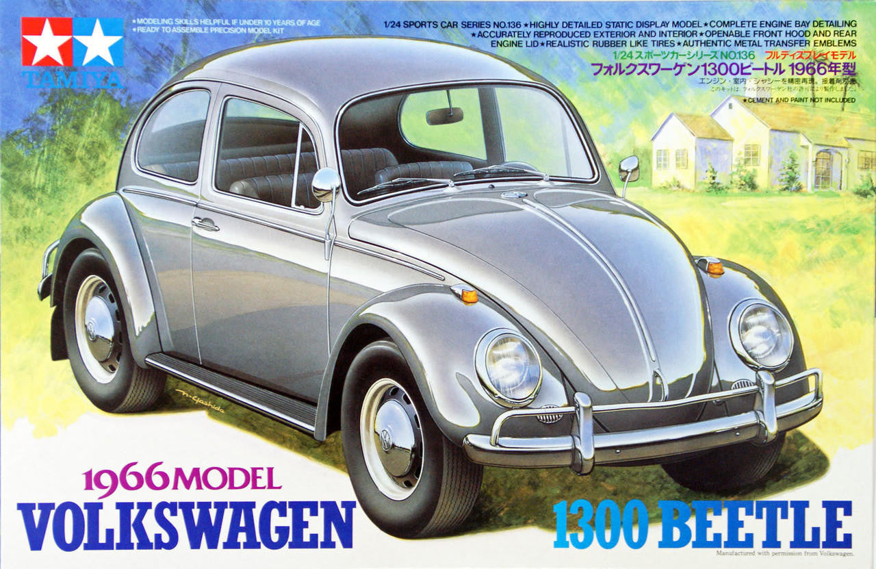 Tamiya 1/24 Volkswagen 1300 Beetle 1966 24136