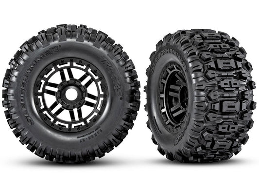 Traxxas Sledgehammer Wheels and Tyres (2) for Maxx TRX8973