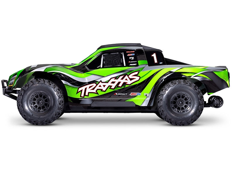 Traxxas Maxx Slash 1/8 4WD 6S Brushless Short Course Truck - Green TRX –  Scorched Parts RC