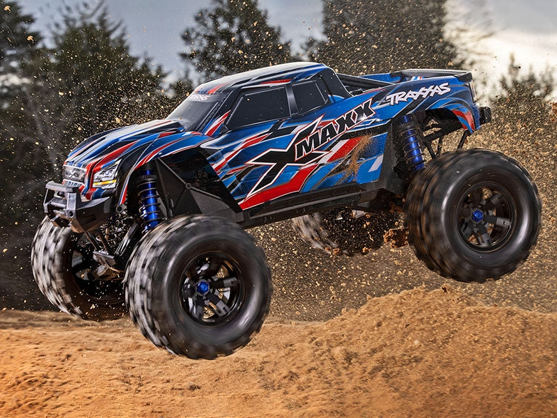 Traxxas X-Maxx Belted 4WD Brushless RTR 8S Monster Truck - TRX77096-4-BLUE