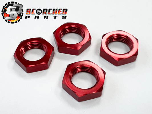 Scorched Wheel Nut 17mm Hex (4 pcs) - All Arrma 6s / 1/7th range Hobao VTE2 etc