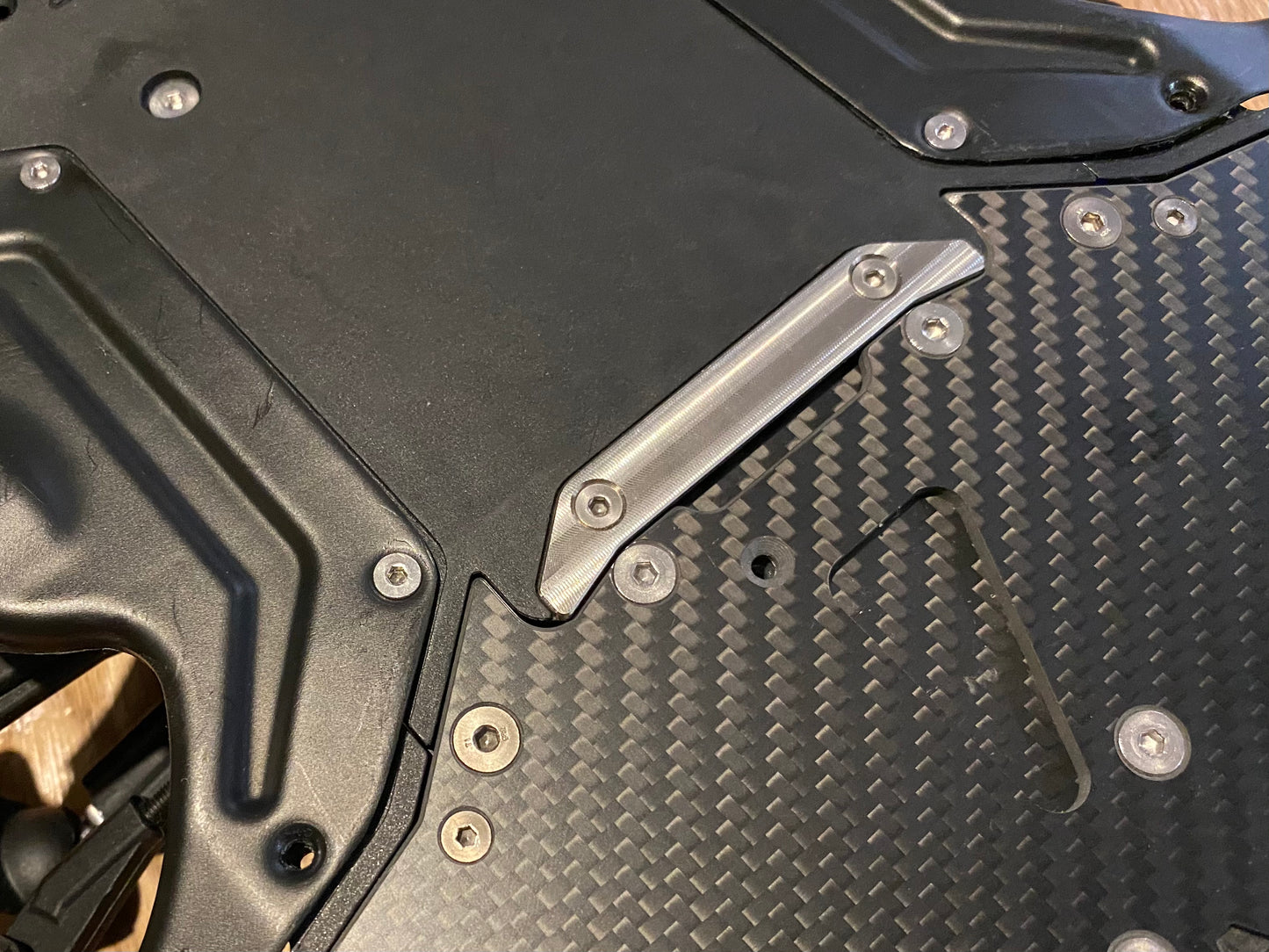 Carbon Fibre GT width Chassis - for Arrma Limitless, Infraction and Felony