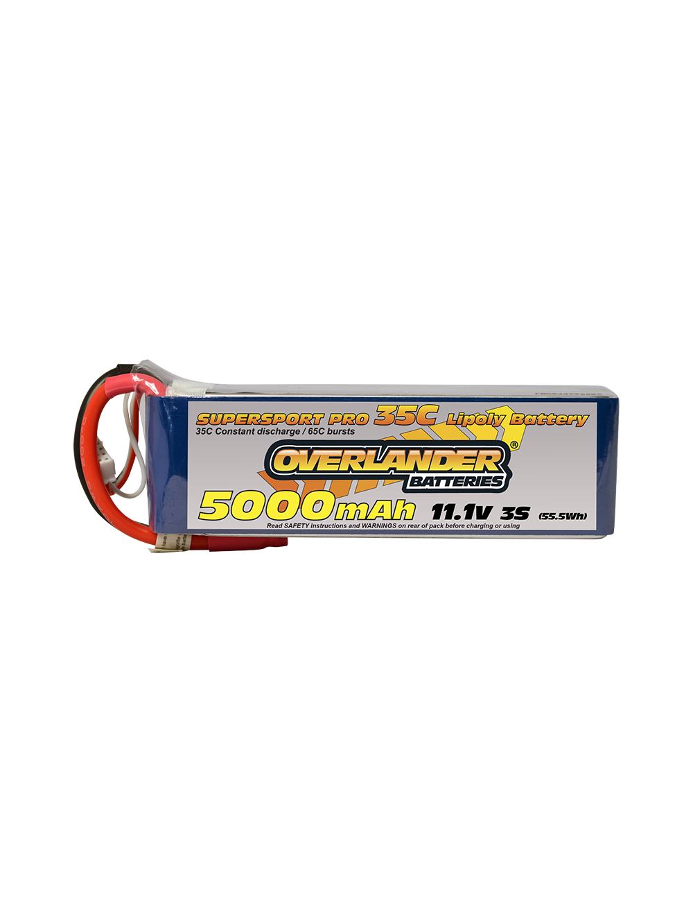 Overlander 5000MAH 11.1V 3S 35C SUPERSPORT PRO LIPO BATTERY