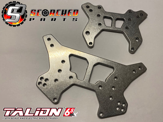 Titanium Shock Towers - for Arrma Talion V3 and V4