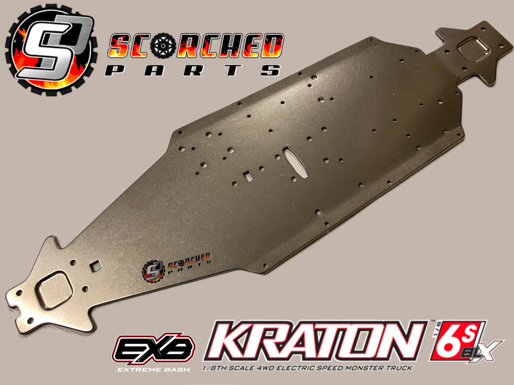 Titanium Chassis for Arrma 6s Kraton V1-V5 & EXB