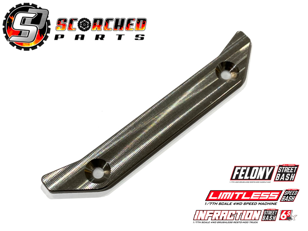 Titanium Front Skid plate - for Arrma Infraction / Limitless / Felony