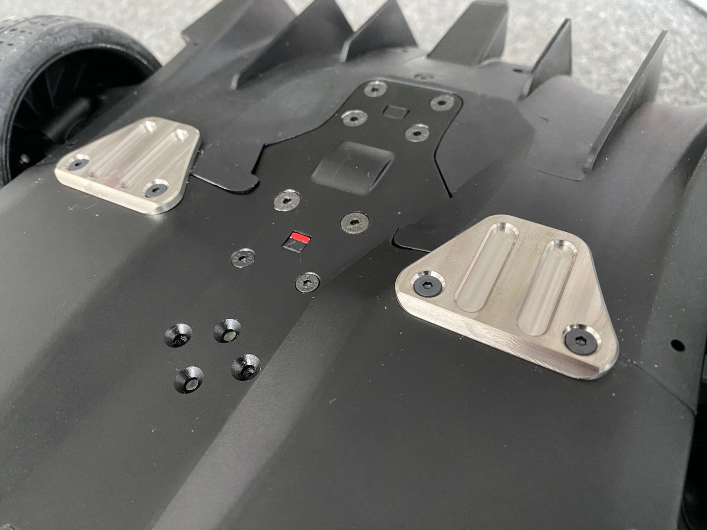 Titanium Rear Skid plates - for Arrma Limitless v2