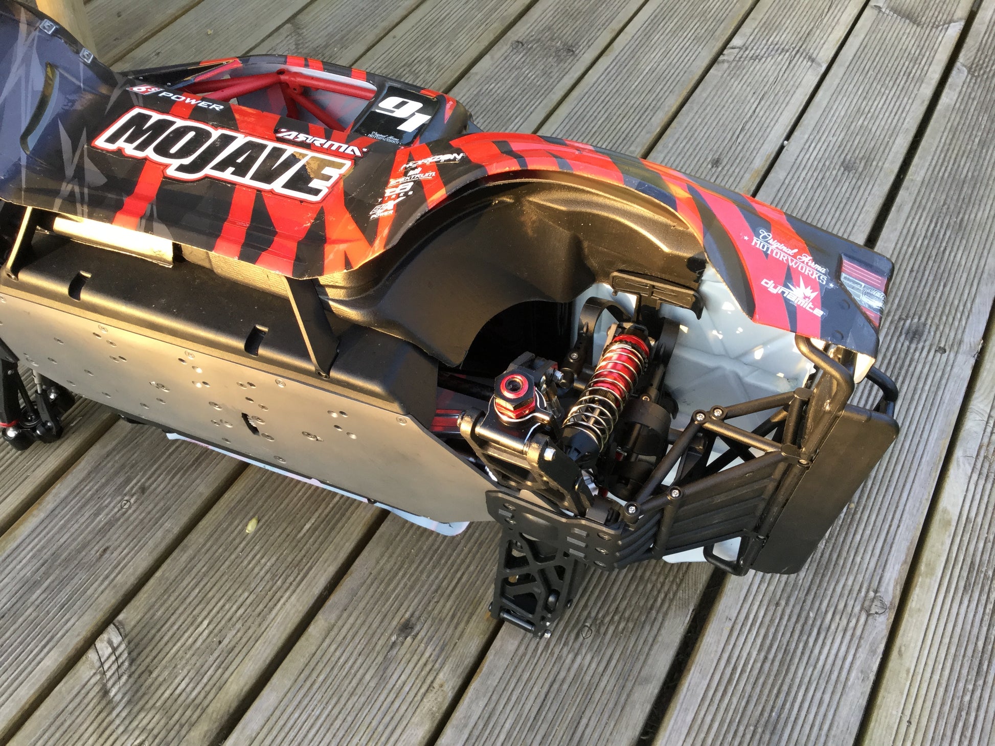 Inner Fenders / Mudguards - for Arrma Mojave 1/7 scale